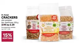 Ekoplaza Dr. Karg's CRACKERS aanbieding