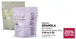 Ekoplaza pal & leo granola aanbieding
