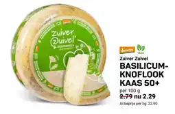 Ekoplaza Zuiver Zuivel BASILICUM-KNOFLOOK KAAS 50+ aanbieding