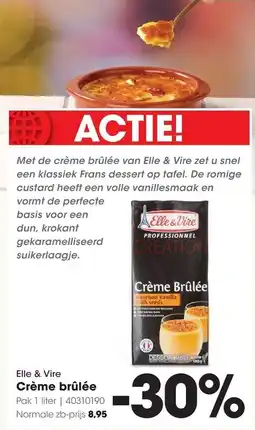 HANOS Elle & Vire Crème brûlée aanbieding