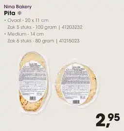 HANOS Nina Bakery Pita aanbieding