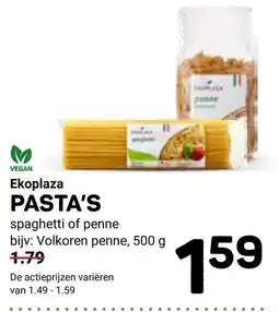 Ekoplaza Ekoplaza pasta's aanbieding