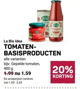 Ekoplaza La Bio Idea tomaten-basisproducten aanbieding