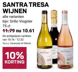 Ekoplaza santra tresa wijnen aanbieding