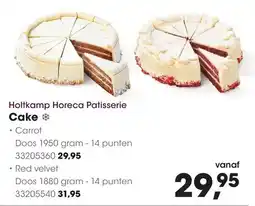 HANOS Holtkamp Horeca Patisserie Cake aanbieding