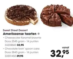 HANOS Sweet Street Dessert Amerikaanse taarten aanbieding