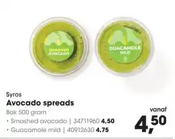 HANOS Syros Avocado spreads aanbieding