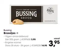 HANOS Bussing Broodjes aanbieding