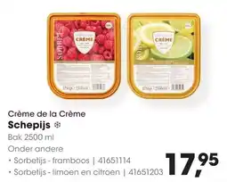 HANOS Schepijs Crème de la Crème aanbieding
