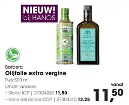 HANOS Barbera Olijfolie extra vergine aanbieding