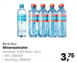 HANOS Bar-le-Duc Mineraalwater aanbieding