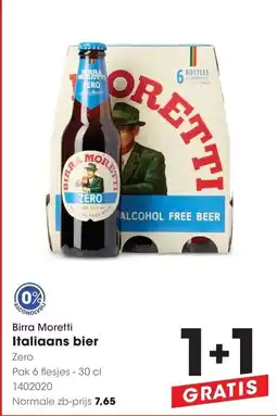 HANOS Birra Moretti Italiaans bier aanbieding