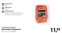 HANOS La Bodega de Pablo Gesneden Pepperoni aanbieding