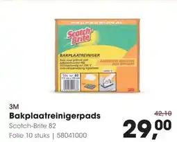HANOS 3M Bakplaatreinigerpads Scotch-Brite 82 aanbieding
