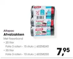 HANOS Alfapac Afvalzakken aanbieding