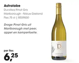 HANOS Astrolabe Durvillea Pinot Gris aanbieding
