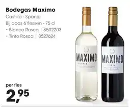 HANOS Bodegas Maximo aanbieding