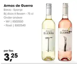 HANOS Armas de Guerra aanbieding