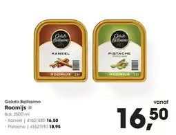 HANOS Gelato Bellissimo Roomijs aanbieding