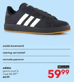 Scapino adidas grand court b aanbieding