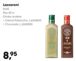 HANOS Lazzaroni Crema Pistacchio aanbieding