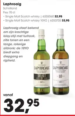 HANOS Laphroaig Single Malt Scotch Whisky aanbieding