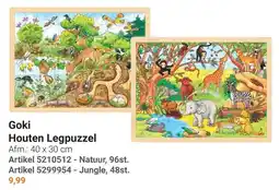 Lobbes Goki Houten Legpuzzel aanbieding