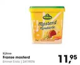 HANOS Kühne Franse mosterd aanbieding