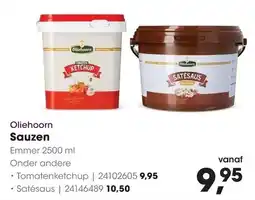 HANOS Oliehoorn Sauzen aanbieding