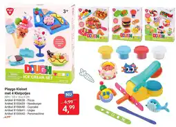 Lobbes Playgo Kleiset met 4 Kleipotjes aanbieding