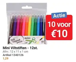 Lobbes Mini Viltstiften aanbieding