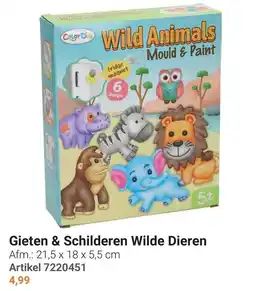 Lobbes ColorDay Wild Animals Mould & Paint aanbieding
