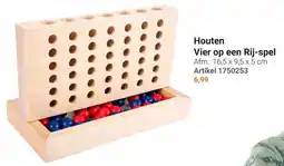Lobbes Houten Vier op een Rij-spel aanbieding