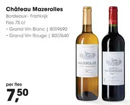 HANOS Château Mazerolles aanbieding