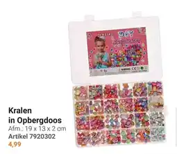 Lobbes Kralen in Opbergdoos aanbieding