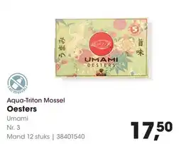 HANOS Aqua-Triton Mossel Oesters aanbieding