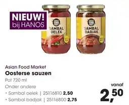 HANOS Asian Food Market Oosterse sauzen aanbieding