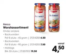 HANOS Meica Worstassortiment aanbieding