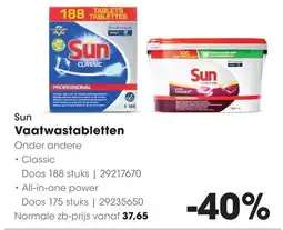 HANOS Sun Vaatwastabletten aanbieding