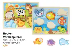 Lobbes Houten Vormenpuzzel aanbieding