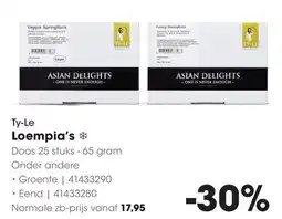 HANOS Ty-Le Loempia's aanbieding