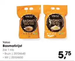 HANOS Yakso Basmatirijst aanbieding