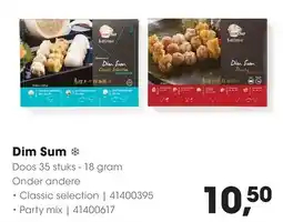 HANOS Dim Sum aanbieding