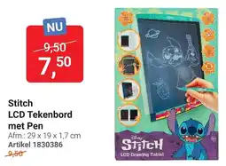 Lobbes Stitch LCD Tekenbord met Pen aanbieding