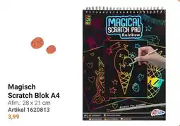 Lobbes S ART Magisch Scratch Blok A4 aanbieding