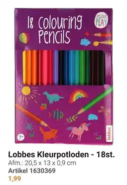 Lobbes Lobbes Kleurpotloden aanbieding