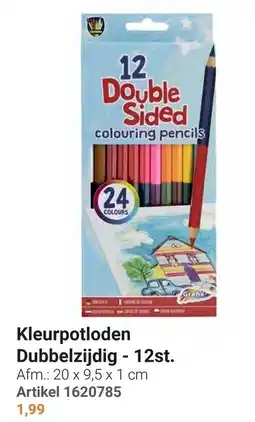 Lobbes Grafx Kleurpotloden Dubbelzijdig aanbieding