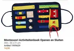 Lobbes Montessori Activiteitenboek Openen en Sluiten aanbieding