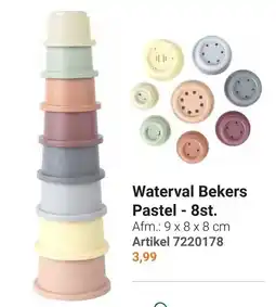 Lobbes Waterval Bekers Pastel aanbieding