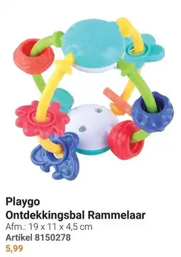 Lobbes Playgo Ontdekkingsbal Rammelaar aanbieding